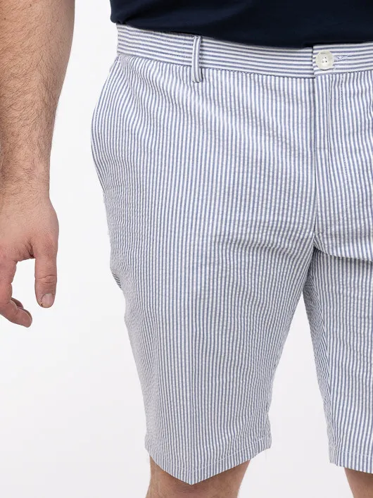 Bermuda Raye Elast. Capel Capel Grande Taille marine homme grande taille - Capelstore