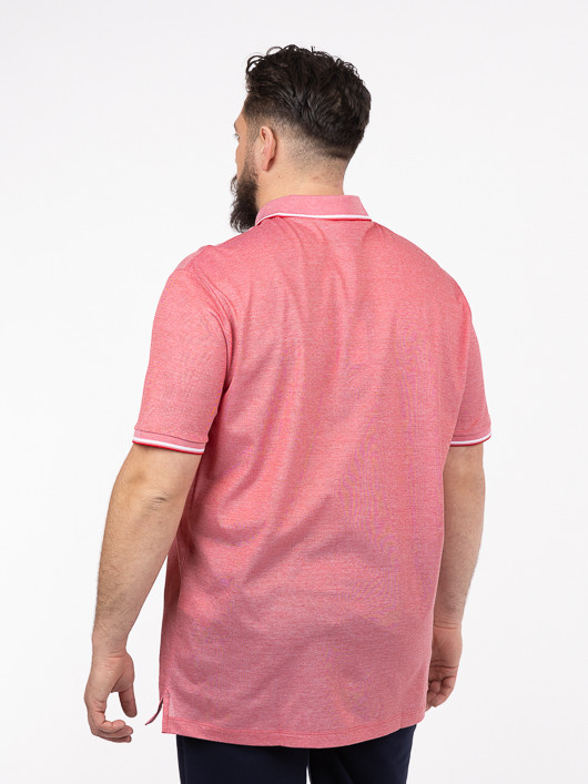 Polo Coton Piqué Rouge Paul & Shark Grande Taille rouge homme grande taille - Capelstore