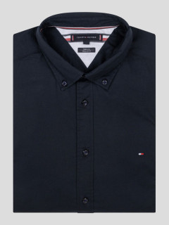 Chemise Popeline Marine Tommy Hilfiger Grande Taille marine homme grande taille - Capelstore