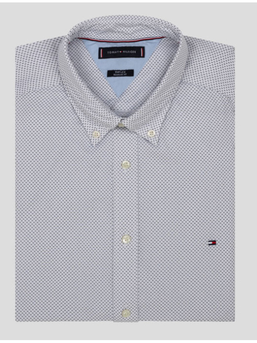 Chemise Micro Motifs Tommy Hilfiger Grande Taille