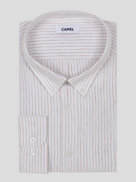 Chemise Ralph Rayée Capel Grande Taille
