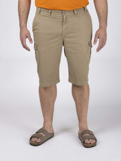 Bermuda Cargo Matt Beige Capel Grande Taille  homme grande taille - Capelstore