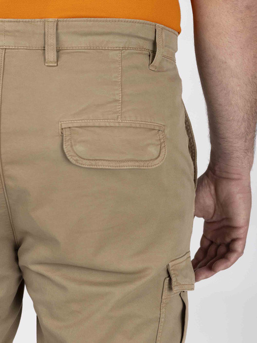 Bermuda Cargo Matt Beige Capel Grande Taille homme grande taille - Capelstore