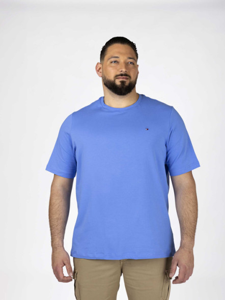 Tee-shirt Bleu Logo Tommy Hilfiger Grande Taille