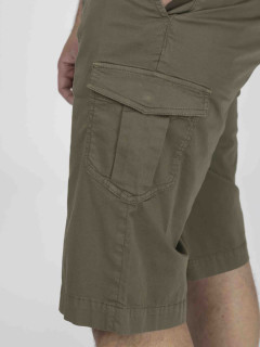 Bermuda Cargo Kaki Matt Capel Grande Taille kaki homme grande taille - Capelstore