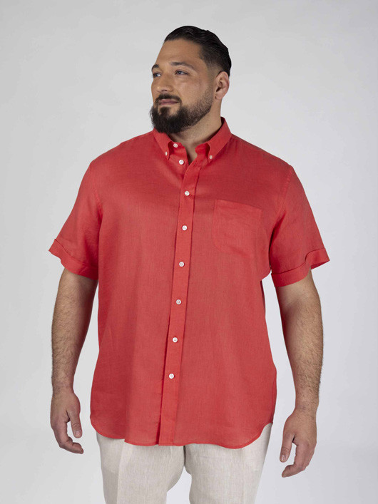 Chemisette Zack Lin Corail Capel Grande Taille  homme grande taille - Capelstore