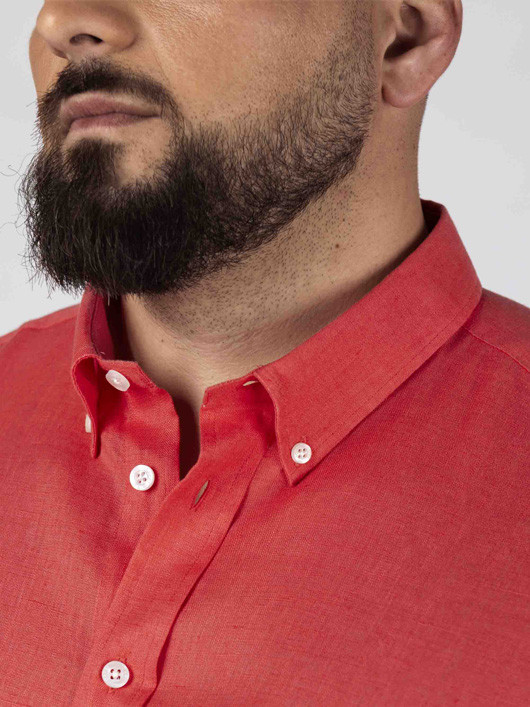Chemisette Zack Lin Corail Capel Grande Taille homme grande taille - Capelstore