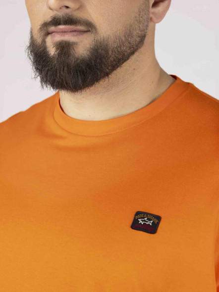 Tee-shirt Orange Paul & Shark Grande Taille