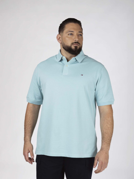 Polo Bleu Aqua Tommy Hilfiger Grande Taille