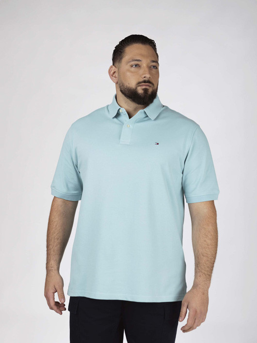 Polo Bleu Aqua Tommy Hilfiger Grande Taille bleu aqua homme grande taille - Capelstore