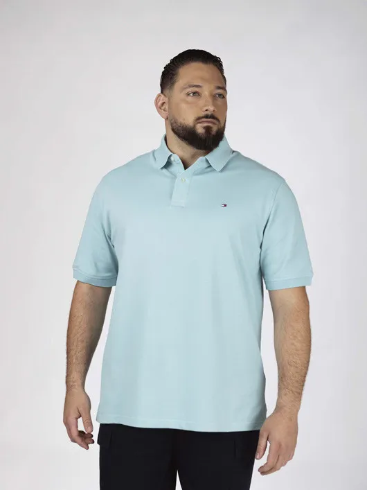 Polo Bleu Aqua Tommy Hilfiger Grande Taille bleu aqua homme grande taille - Capelstore