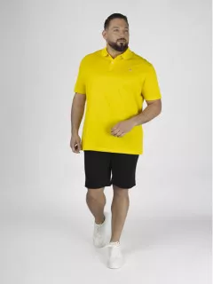 Polo PiquÃ© Jaune Paul & Shark Grande Taille jaune homme grande taille - Capelstore