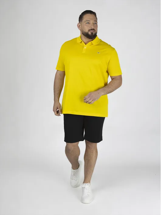 Polo PiquÃ© Jaune Paul & Shark Grande Taille jaune homme grande taille - Capelstore