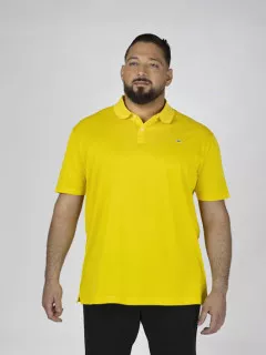 Polo PiquÃ© Jaune Paul & Shark Grande Taille jaune homme grande taille - Capelstore
