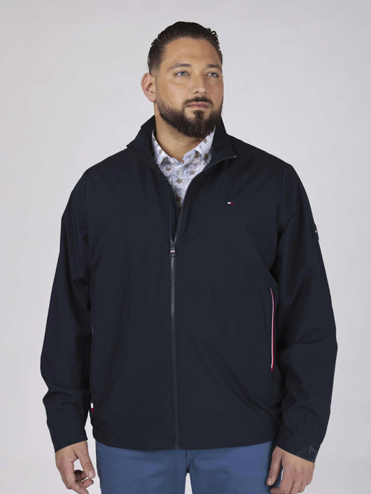 Blouson Col Montant Tommy Hilfiger Grande Taille marine homme grande taille - Capelstore