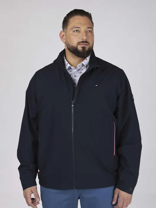 Blouson Col Montant Tommy Hilfiger Grande Taille marine homme grande taille - Capelstore