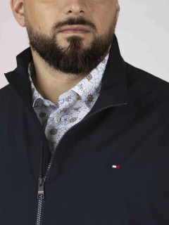 Blouson Col Montant Tommy Hilfiger Grande Taille marine homme grande taille - Capelstore