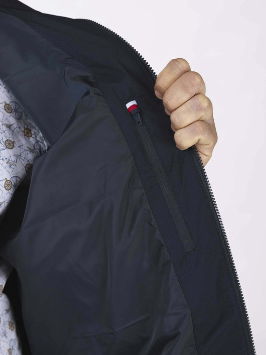 Blouson Col Montant Tommy Hilfiger Grande Taille marine homme grande taille - Capelstore