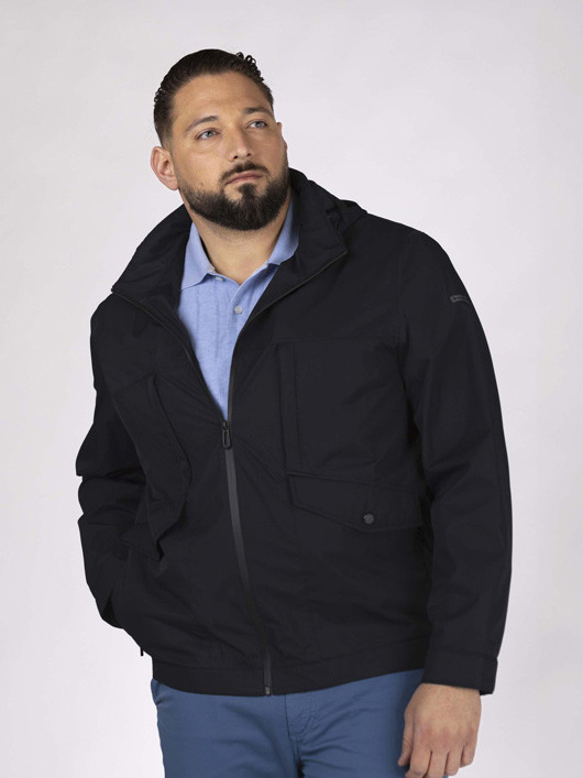Parka Waterproof Bugatti Grande Taille marine homme grande taille - Capelstore