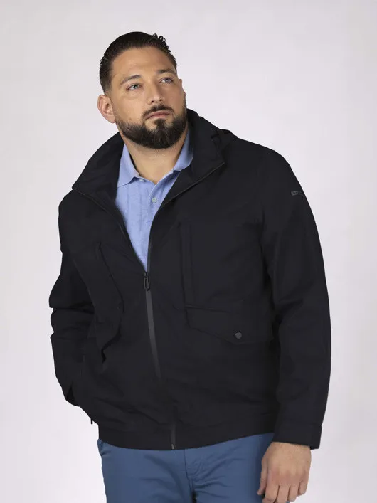 Parka Waterproof Bugatti Grande Taille marine homme grande taille - Capelstore