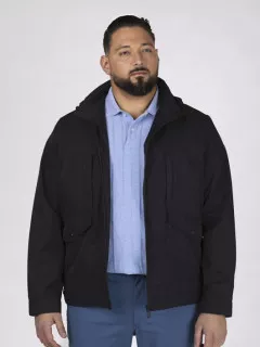 Parka Waterproof Bugatti Grande Taille marine homme grande taille - Capelstore