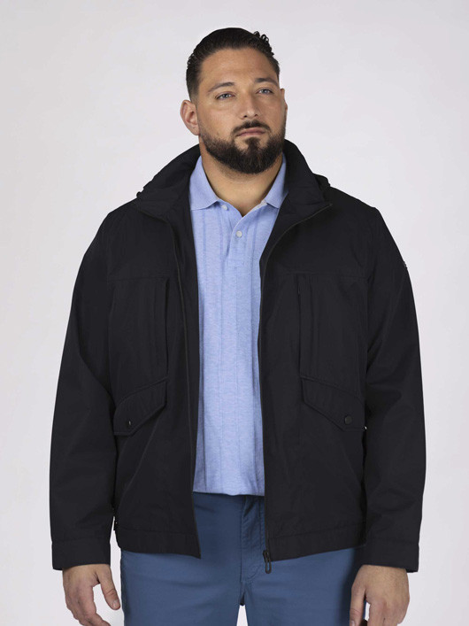 Parka Waterproof Bugatti Grande Taille marine homme grande taille - Capelstore