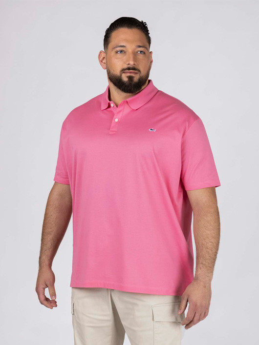 Polo Piqué Rose Paul & Shark Grande Taille