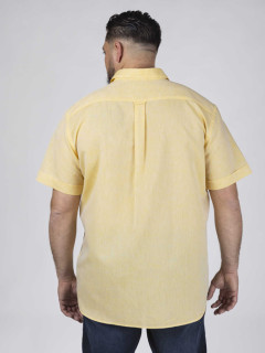 Chemisette Gatsby/leo Jaune Capel Grande Taille jaune homme grande taille - Capelstore