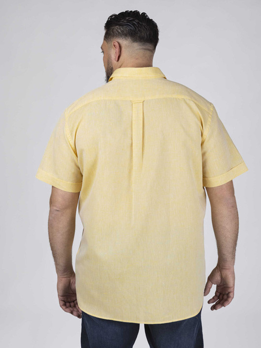 Chemisette Gatsby/leo Jaune Capel Grande Taille jaune homme grande taille - Capelstore