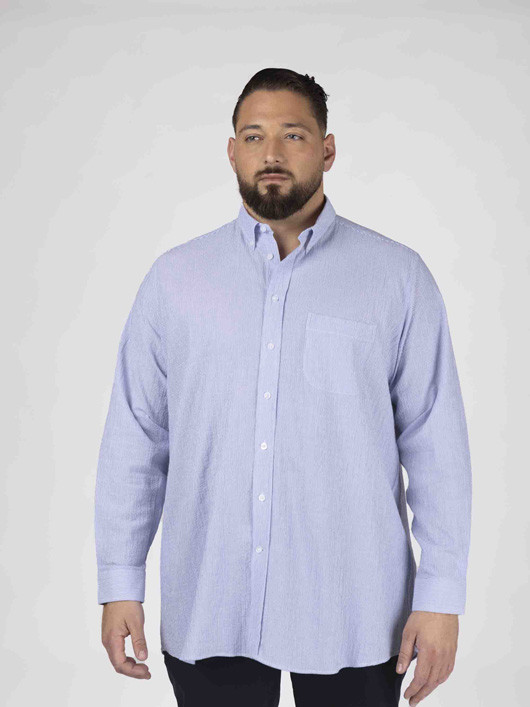 Chemise Ralph Seersucker Capel Grande Taille