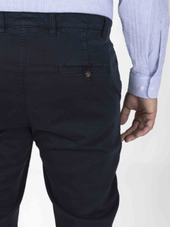 Pantalon coton chino marine homme grande taille | Capel