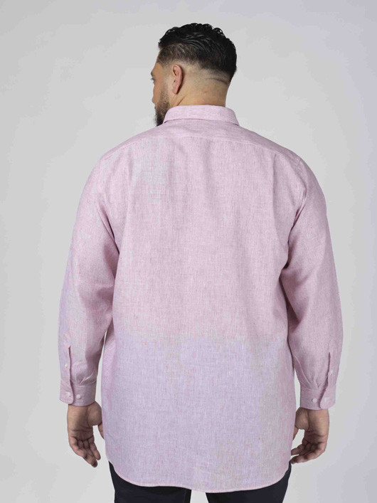 Chemise Ralph Rayures Capel Grande Taille rouge homme grande taille - Capelstore