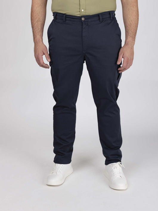 Chino Cargo Matt Marine Capel Grande Taille