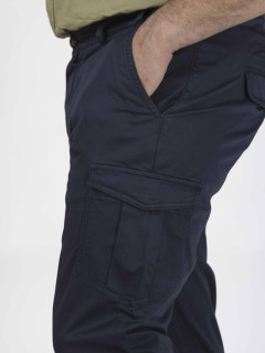 Chino Cargo Matt Marine Capel Grande Taille marine homme grande taille - Capelstore