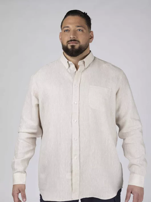 Chemise lin beige online