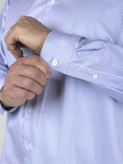 Chemise Max Rayures Capel Grande Taille bleu homme grande taille - Capelstore