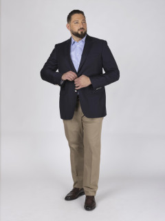 Blazer Uni Serge Pal Zileri Grande Taille  homme grande taille - Capelstore