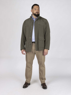 Field Jacket Kaki Paul &shark Grande Taille kaki homme grande taille - Capelstore