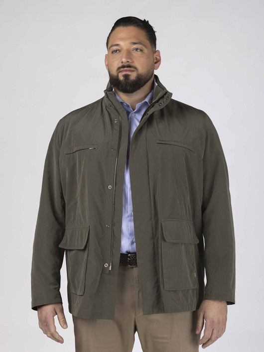 Field Jacket Kaki Paul &shark Grande Taille kaki homme grande taille - Capelstore
