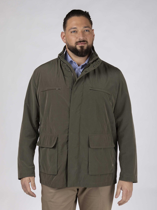 Field Jacket Kaki Paul &shark Grande Taille kaki homme grande taille - Capelstore
