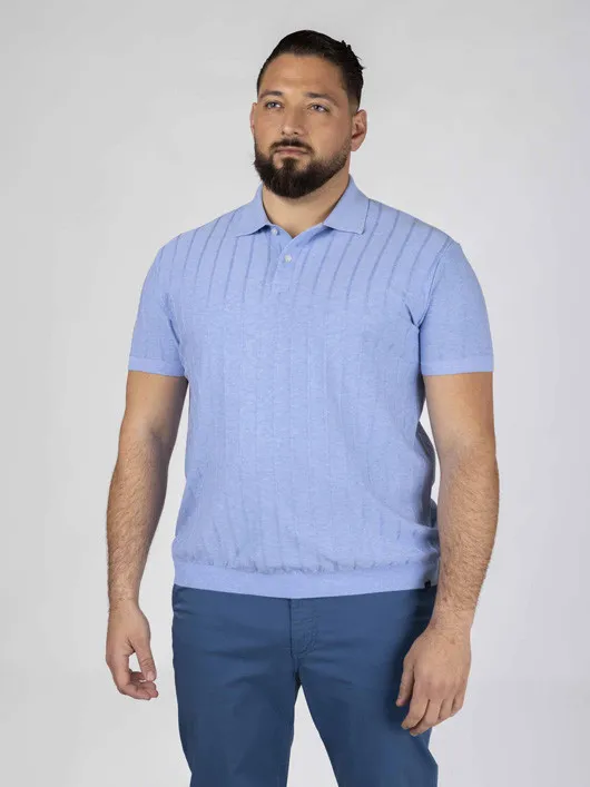 Polo Bleu Fresco Paul & Shark Grande Taille  homme grande taille - Capelstore