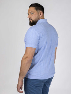 Polo Bleu Fresco Paul & Shark Grande Taille  homme grande taille - Capelstore