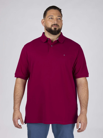 Polo Magenta Tommy Hilfiger Grande Taille