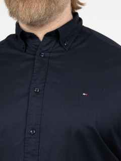 Chemise Popeline Marine Tommy Hilfiger Grande Taille marine homme grande taille - Capelstore