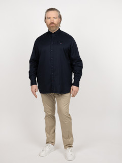 Chemise Popeline Marine Tommy Hilfiger Grande Taille marine homme grande taille - Capelstore