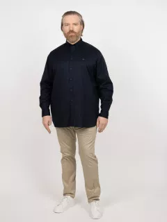 Chemise Popeline Marine Tommy Hilfiger Grande Taille marine homme grande taille - Capelstore