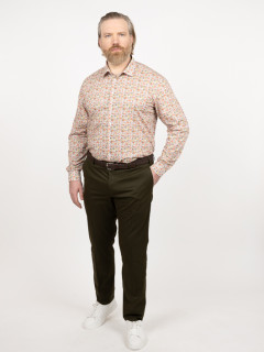 Chemise Tissu Liberty Fleurs Gianni Capel Grande Taille  homme grande taille - Capelstore
