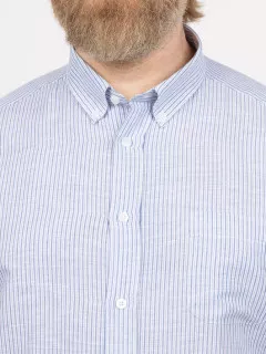 Chemise Rayee Ralph Capel Grande Taille bleu homme grande taille - Capelstore