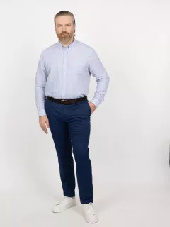 Chemise Rayee Ralph Capel Grande Taille bleu homme grande taille - Capelstore