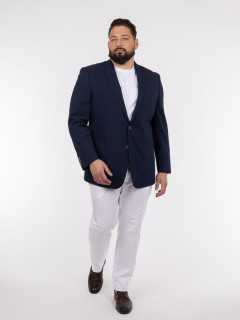 Veste Seersucker Marine Capel Grande Taille marine homme grande taille - Capelstore
